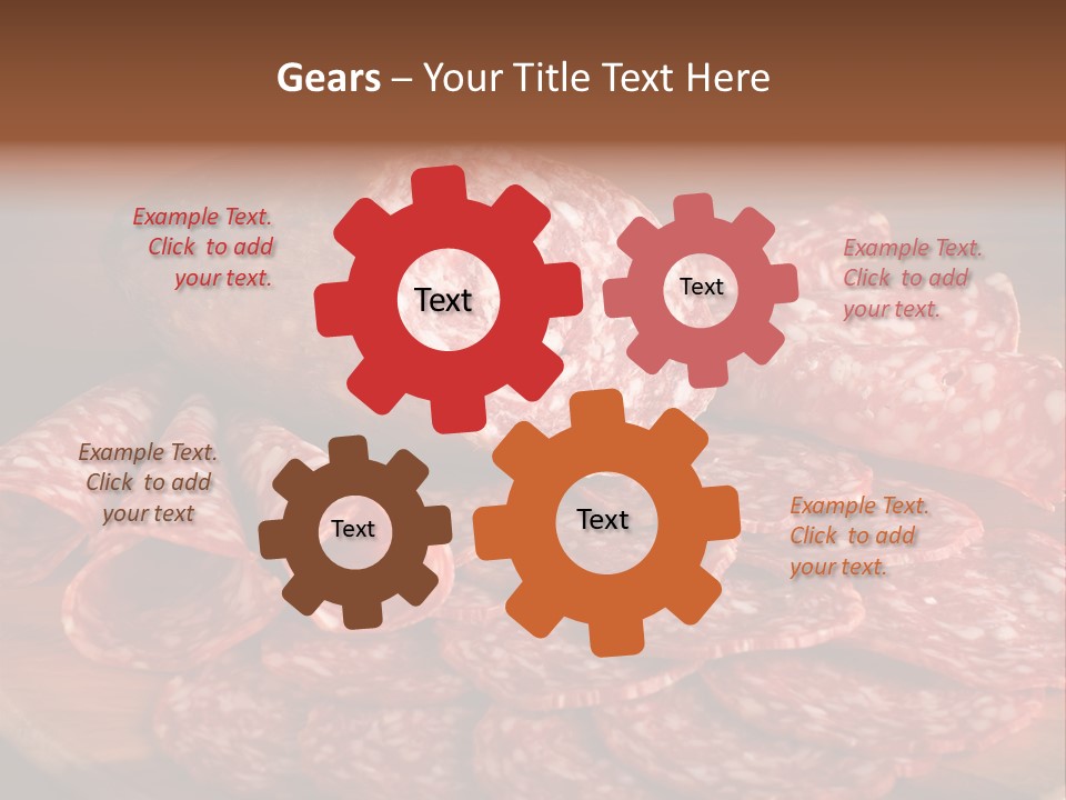 Cucina Benessere Formaggi PowerPoint Template