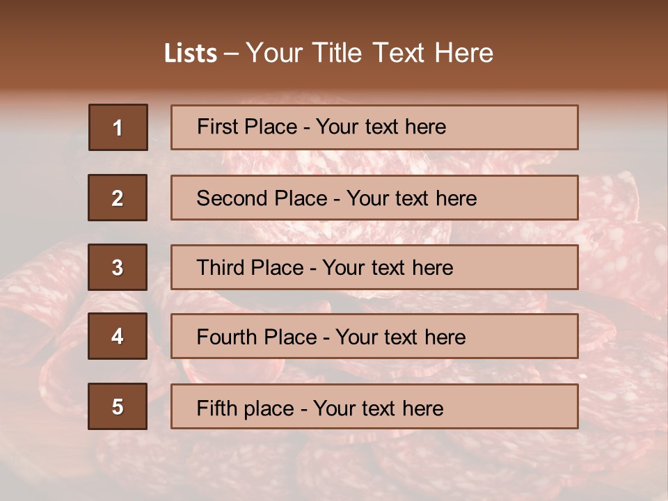 Cucina Benessere Formaggi PowerPoint Template