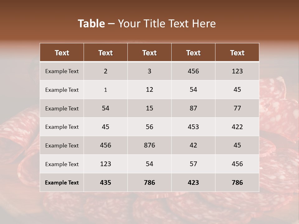 Cucina Benessere Formaggi PowerPoint Template