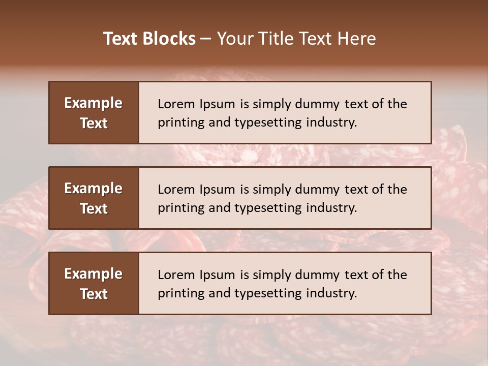 Cucina Benessere Formaggi PowerPoint Template