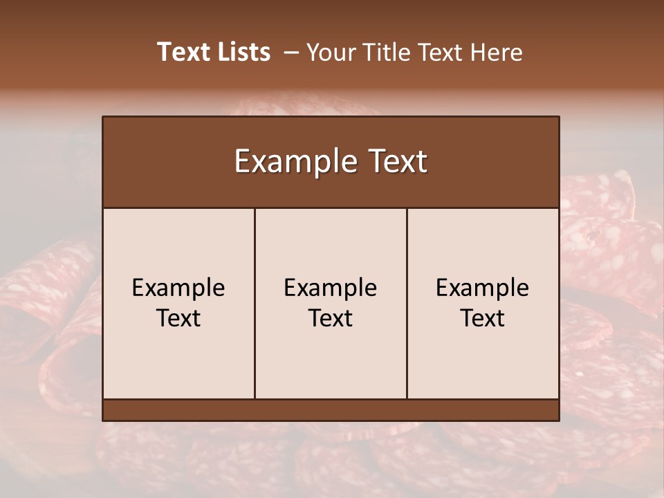 Cucina Benessere Formaggi PowerPoint Template