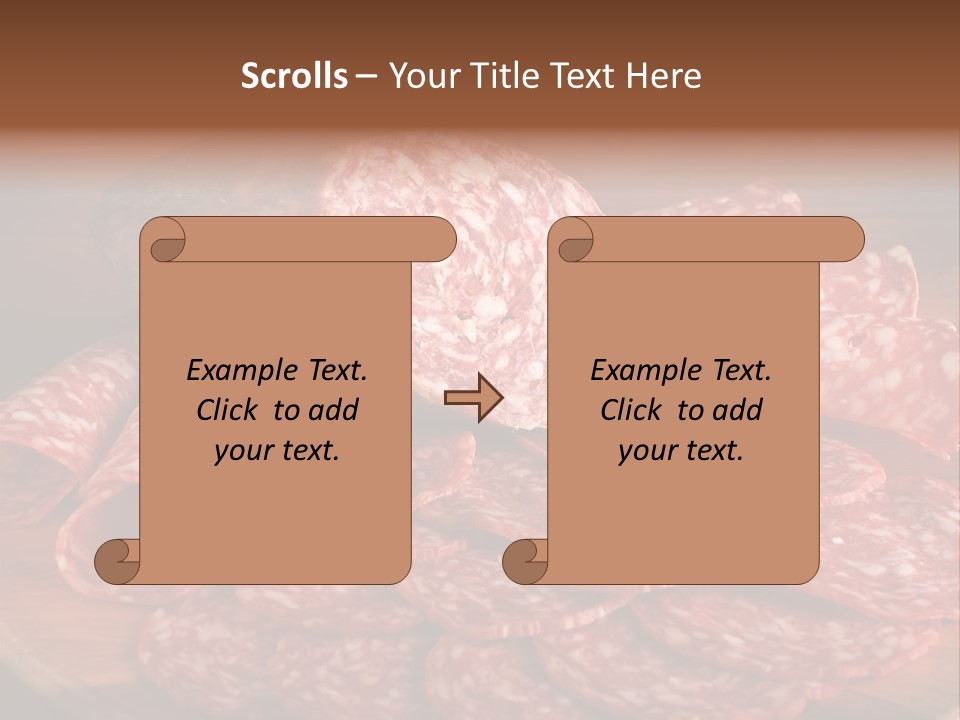 Cucina Benessere Formaggi PowerPoint Template