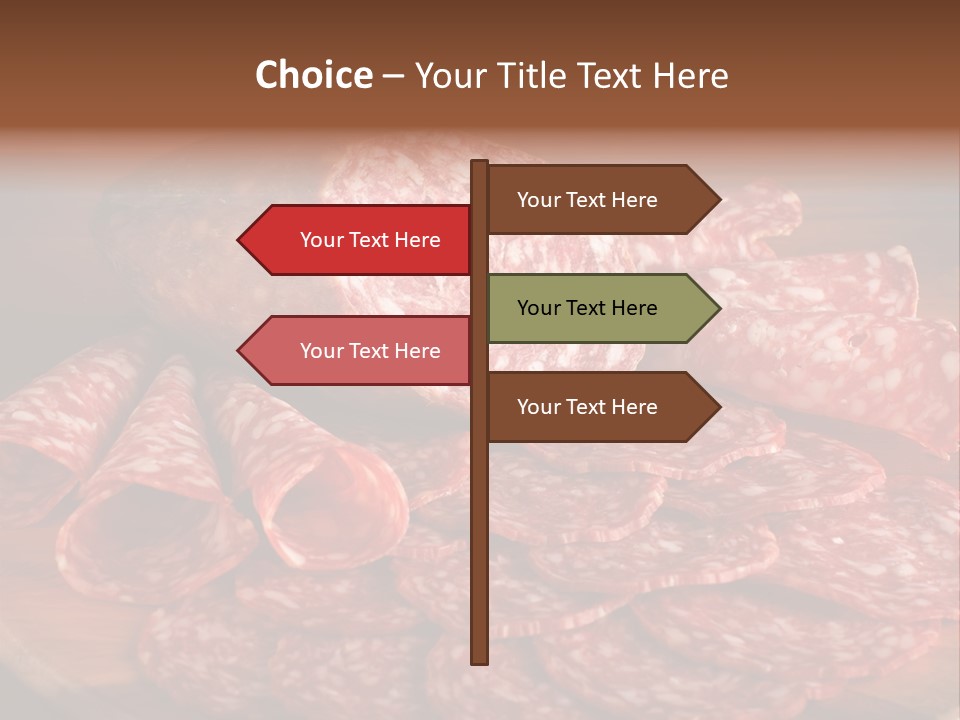 Cucina Benessere Formaggi PowerPoint Template