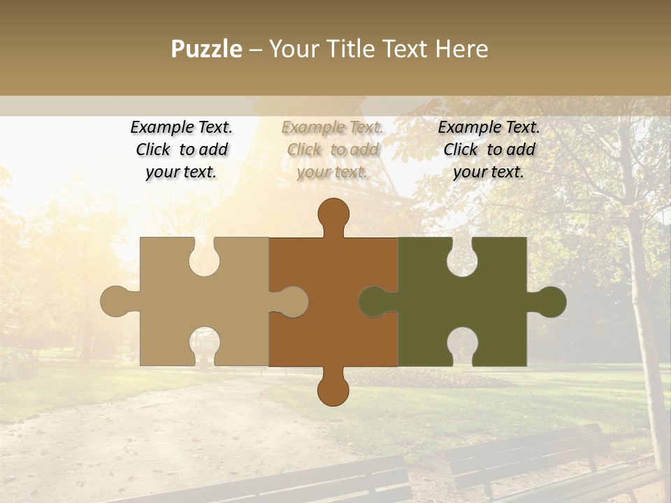 Herbe Tourisme Tour Eiffel PowerPoint Template