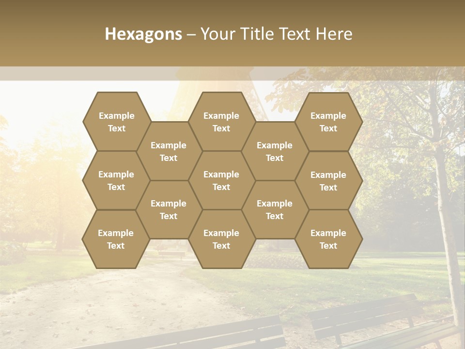 Herbe Tourisme Tour Eiffel PowerPoint Template