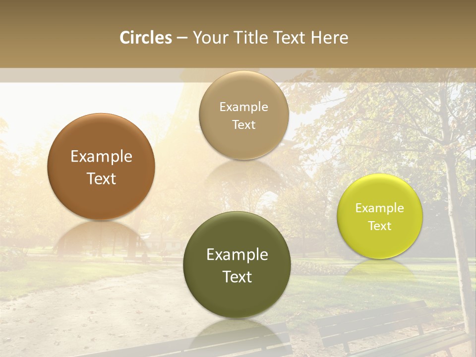 Herbe Tourisme Tour Eiffel PowerPoint Template