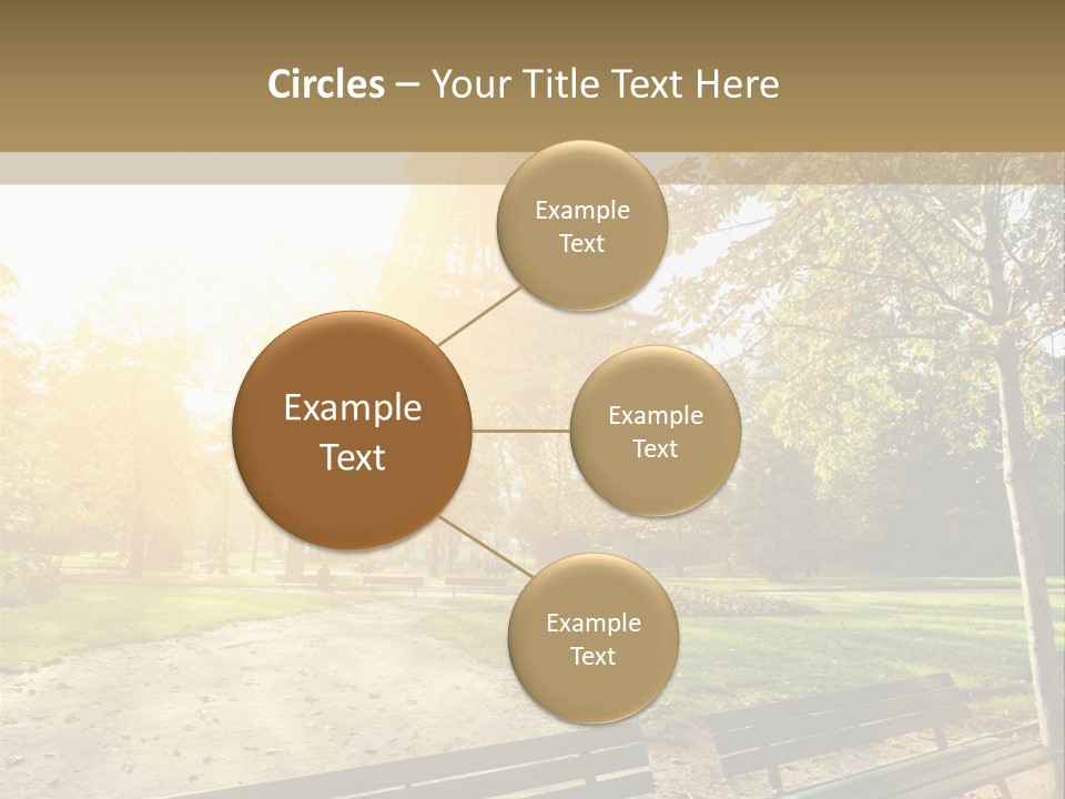 Herbe Tourisme Tour Eiffel PowerPoint Template