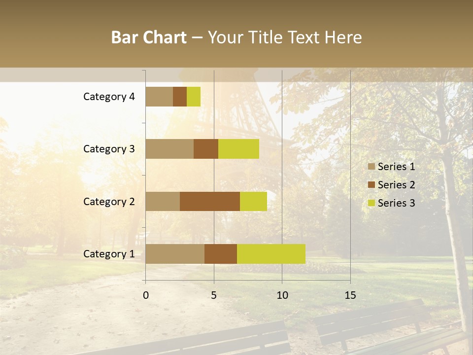 Herbe Tourisme Tour Eiffel PowerPoint Template