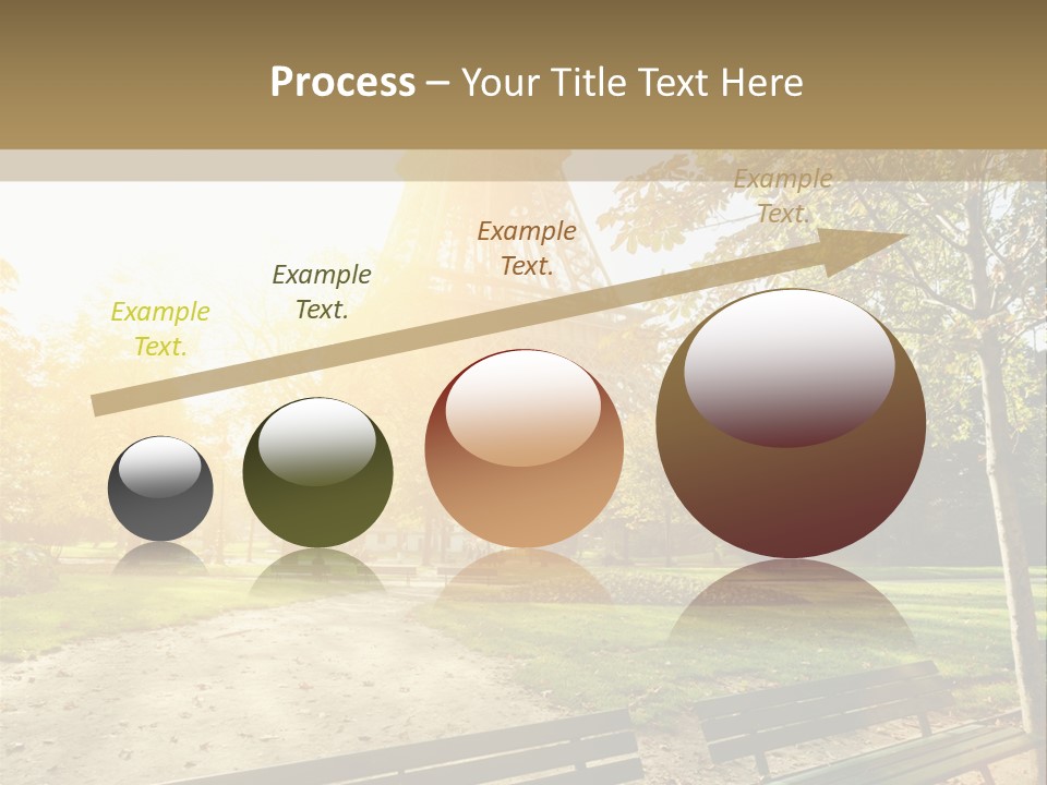 Herbe Tourisme Tour Eiffel PowerPoint Template