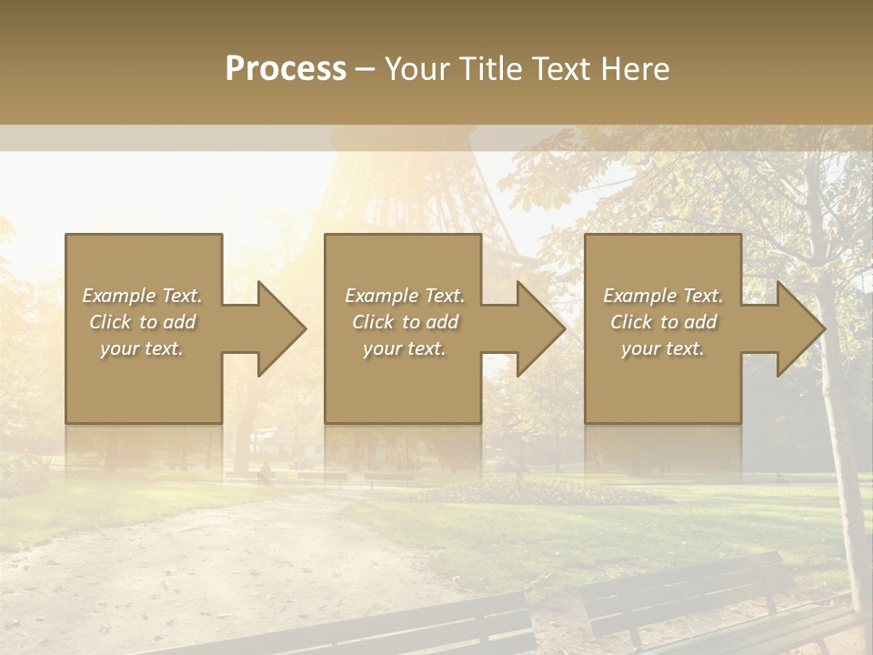 Herbe Tourisme Tour Eiffel PowerPoint Template