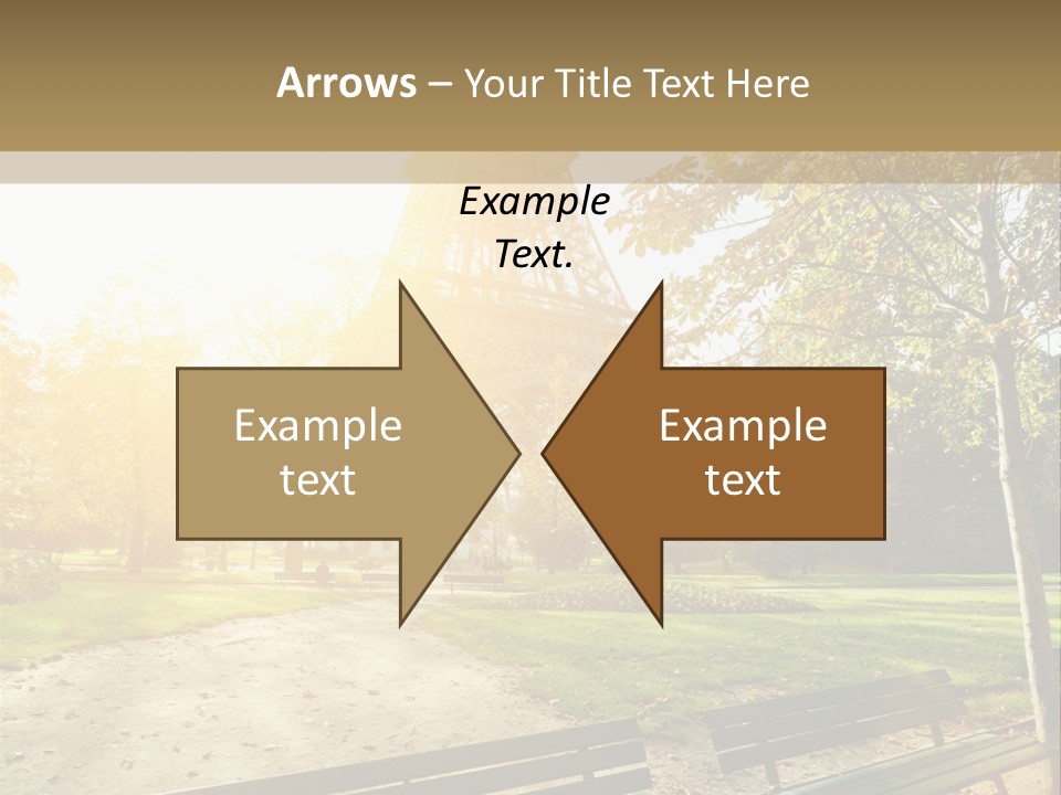 Herbe Tourisme Tour Eiffel PowerPoint Template