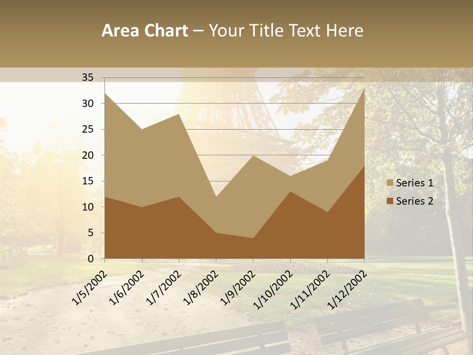 Herbe Tourisme Tour Eiffel PowerPoint Template