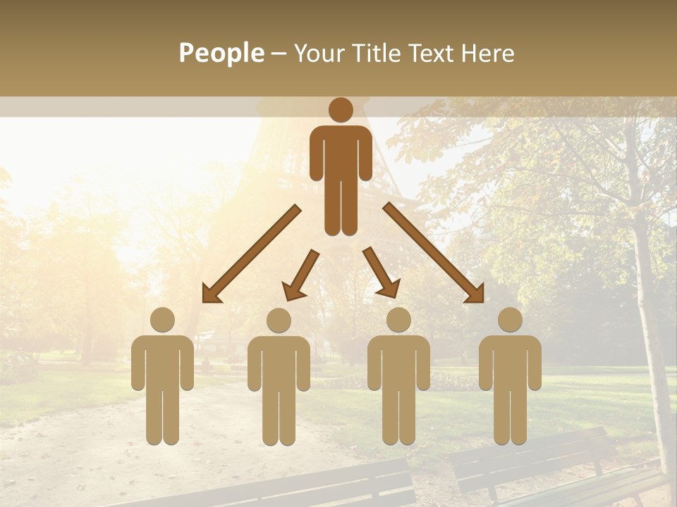 Herbe Tourisme Tour Eiffel PowerPoint Template