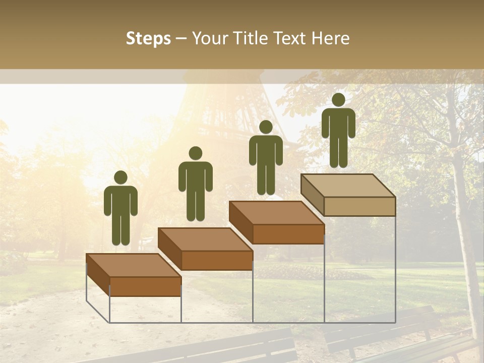 Herbe Tourisme Tour Eiffel PowerPoint Template