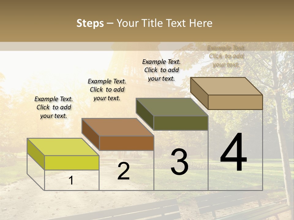 Herbe Tourisme Tour Eiffel PowerPoint Template