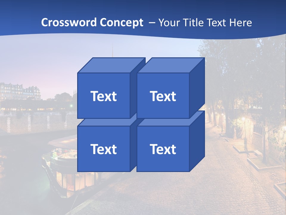 Tourisme Bleu Aurore PowerPoint Template