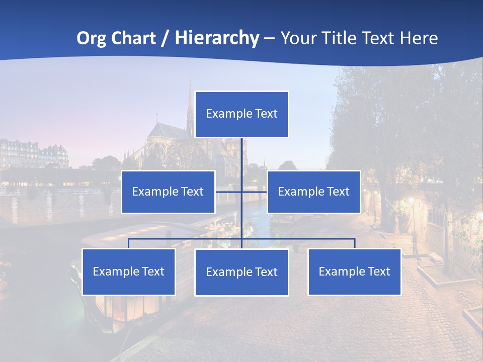 Tourisme Bleu Aurore PowerPoint Template