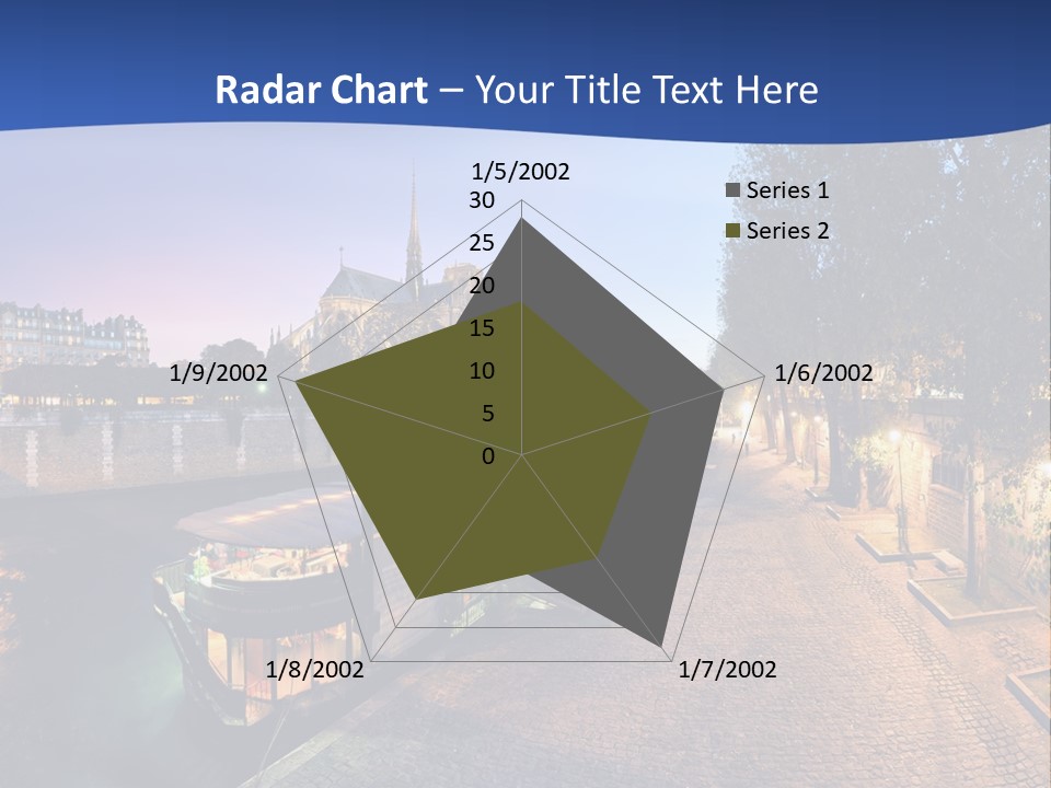 Tourisme Bleu Aurore PowerPoint Template