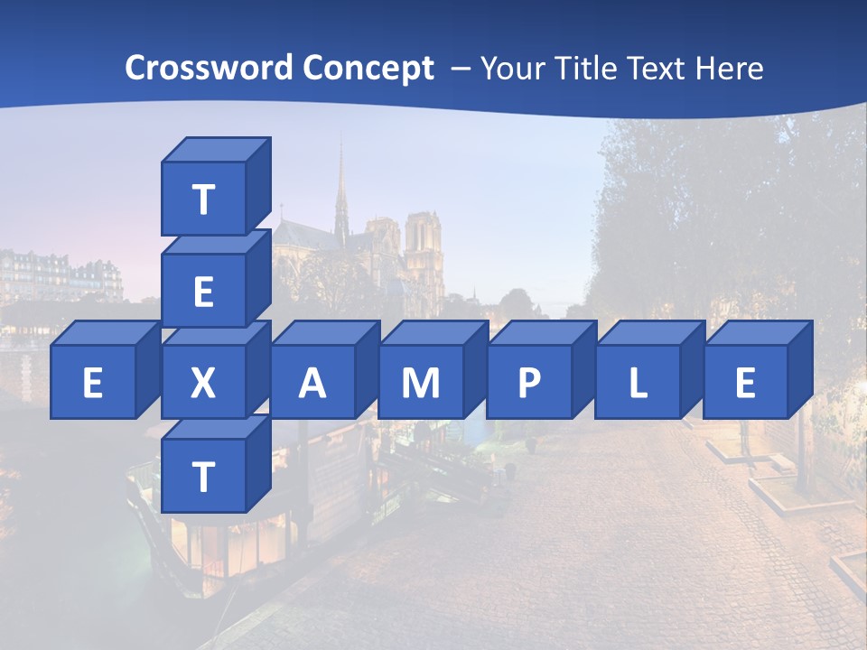 Tourisme Bleu Aurore PowerPoint Template