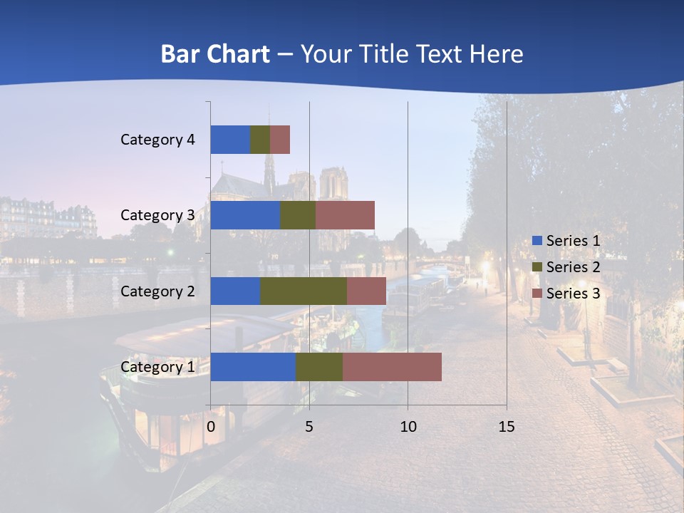 Tourisme Bleu Aurore PowerPoint Template