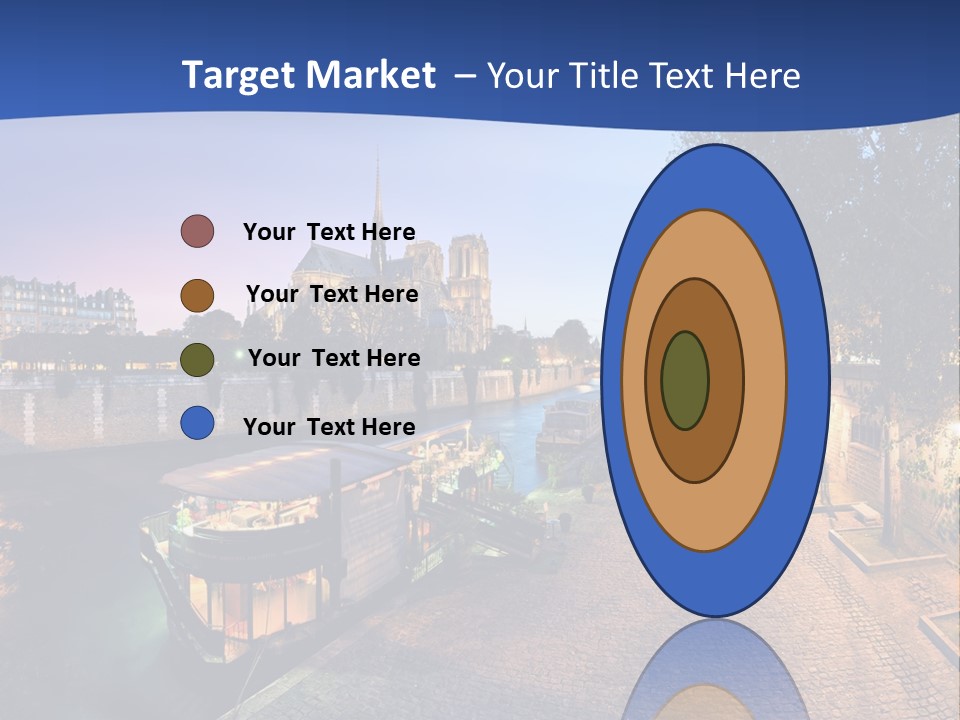 Tourisme Bleu Aurore PowerPoint Template