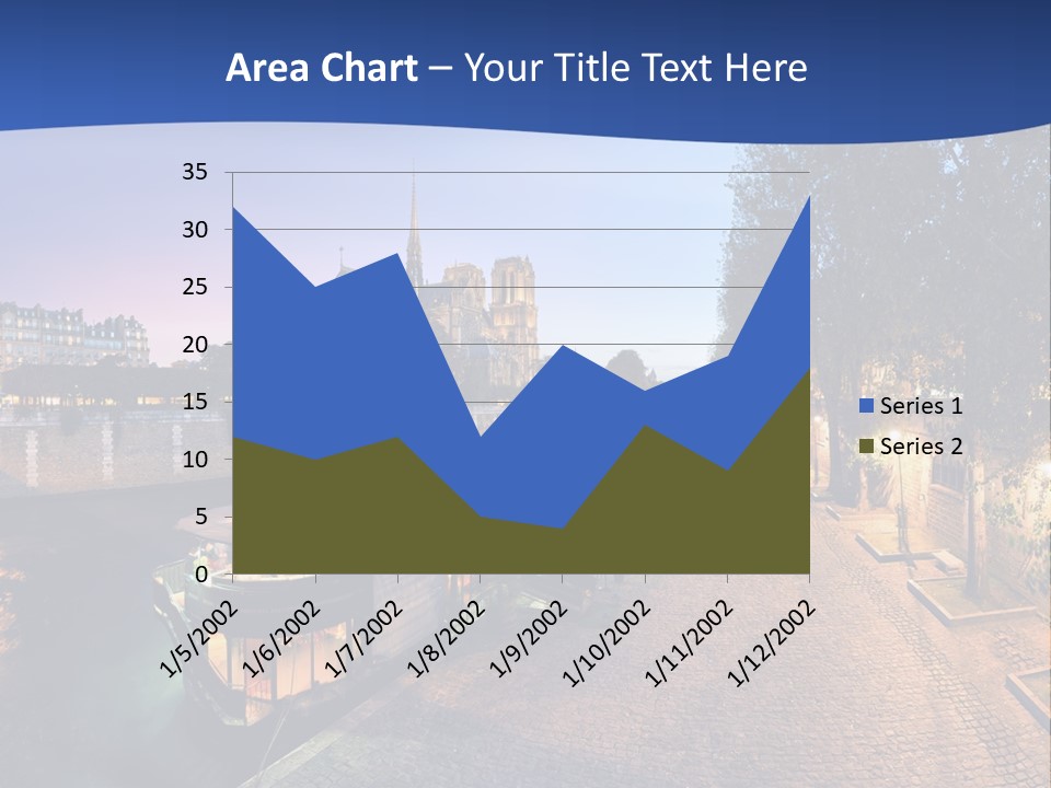 Tourisme Bleu Aurore PowerPoint Template