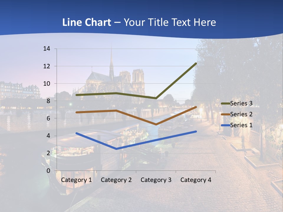 Tourisme Bleu Aurore PowerPoint Template