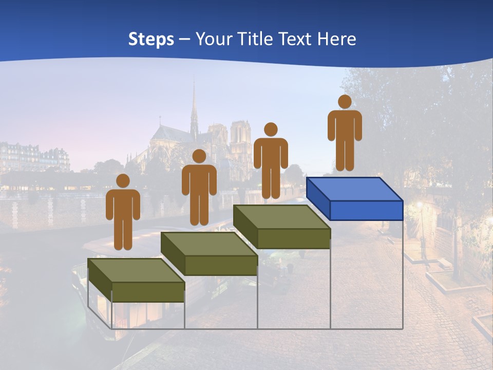 Tourisme Bleu Aurore PowerPoint Template