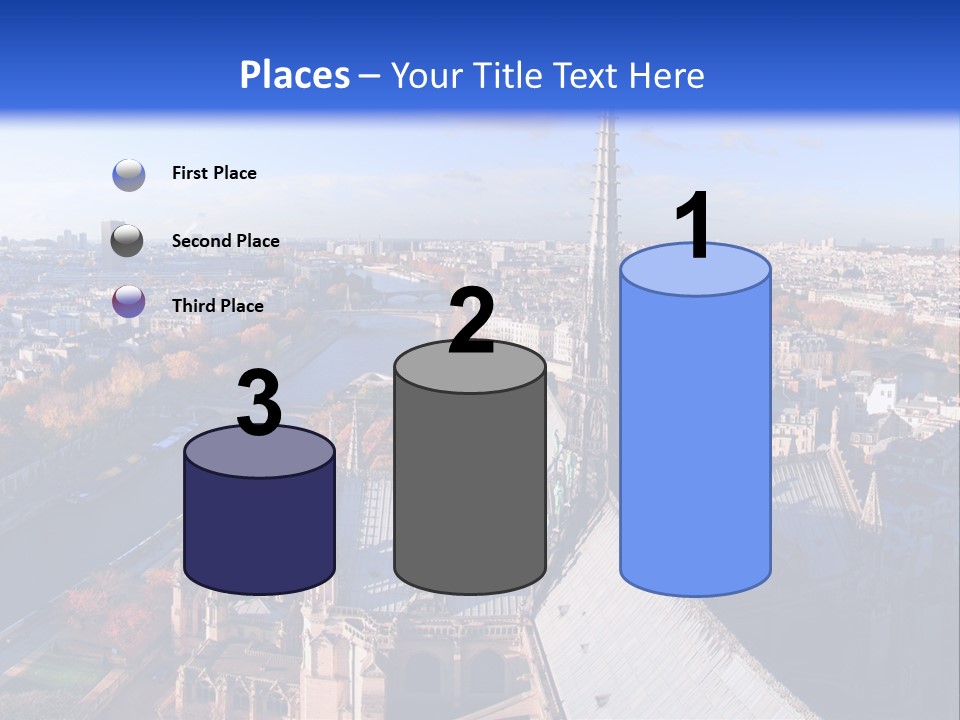 Seine Toits Eglise PowerPoint Template