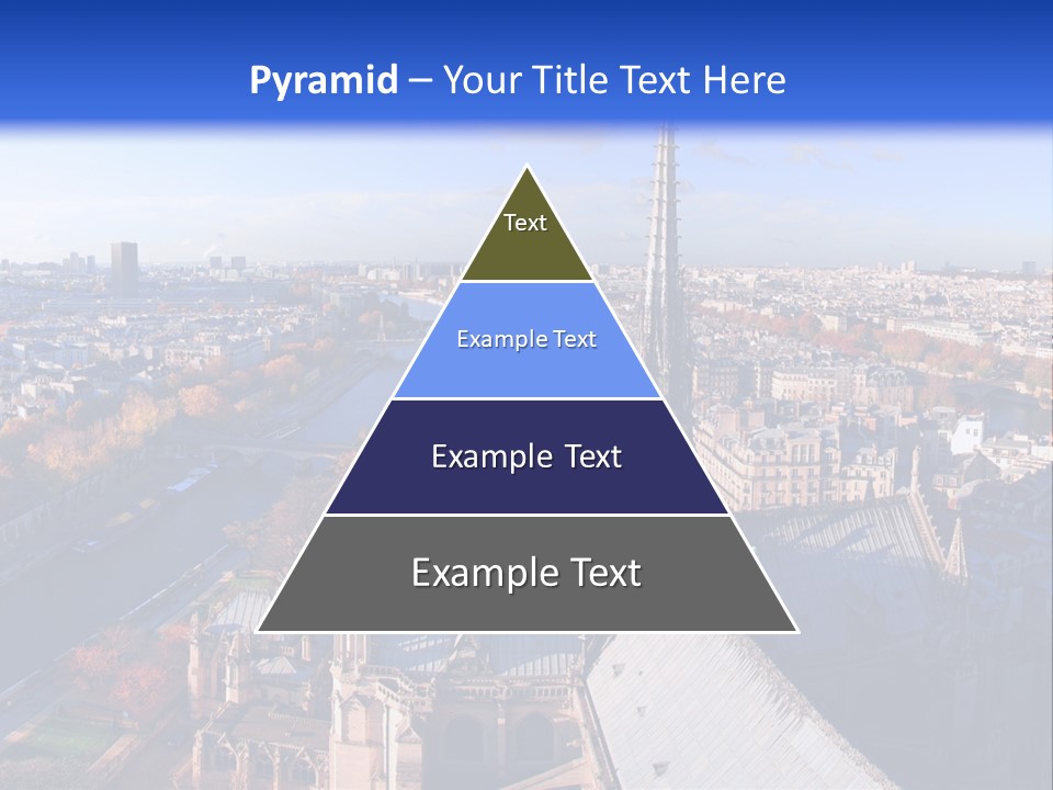 Seine Toits Eglise PowerPoint Template