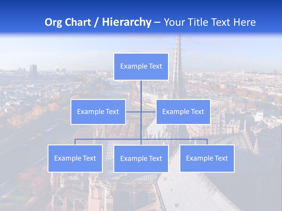 Seine Toits Eglise PowerPoint Template