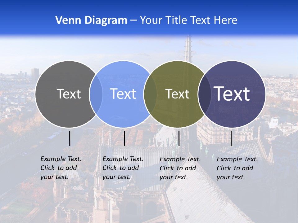 Seine Toits Eglise PowerPoint Template