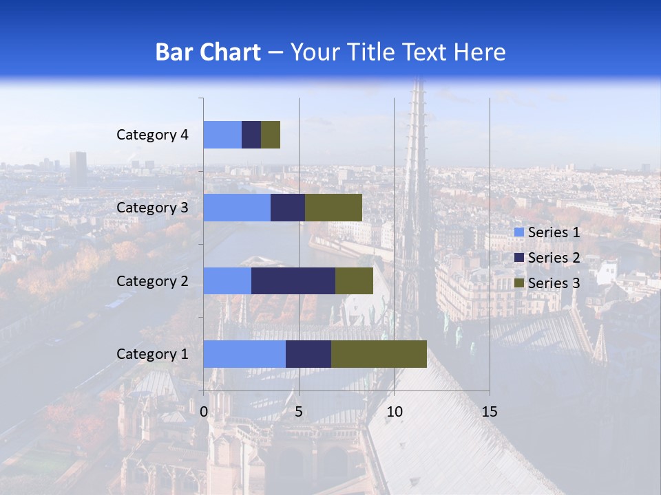 Seine Toits Eglise PowerPoint Template
