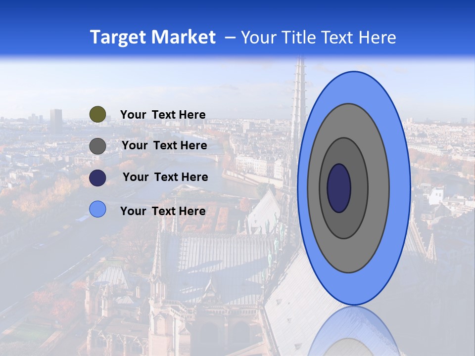 Seine Toits Eglise PowerPoint Template