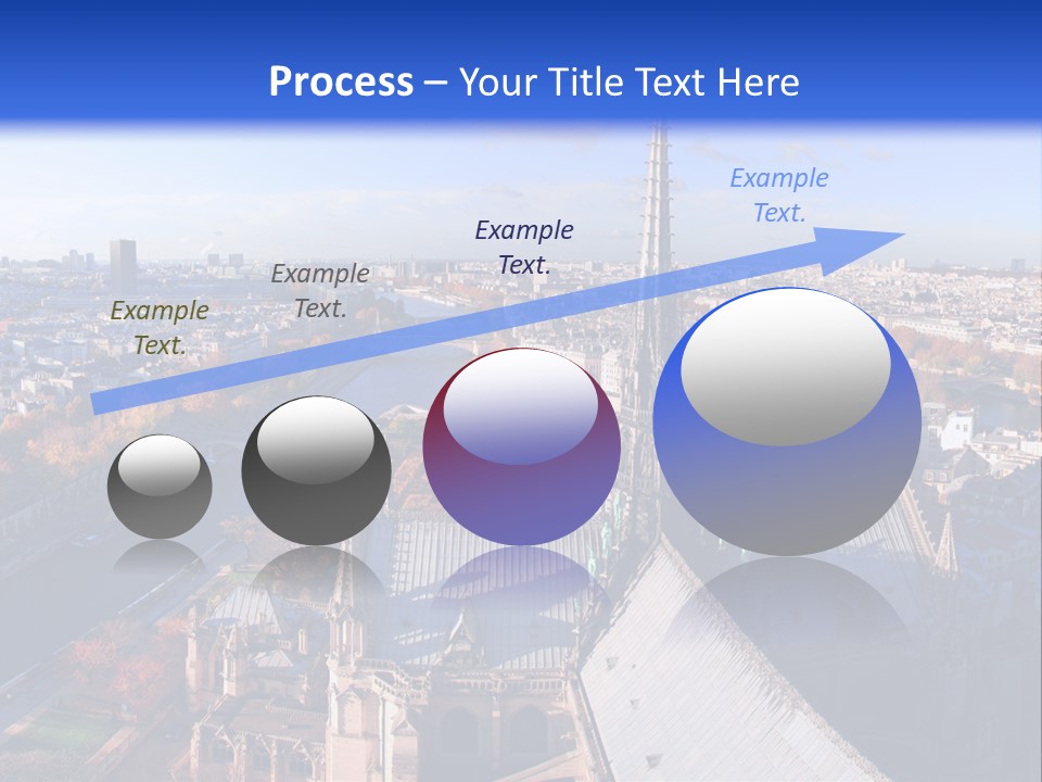 Seine Toits Eglise PowerPoint Template