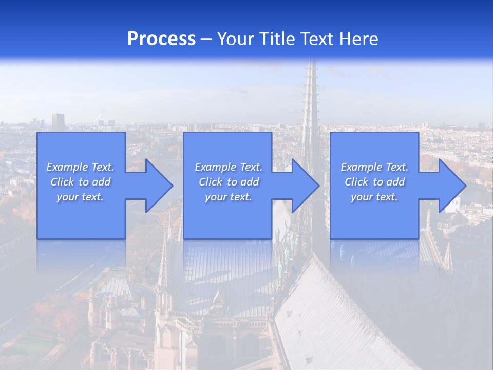 Seine Toits Eglise PowerPoint Template