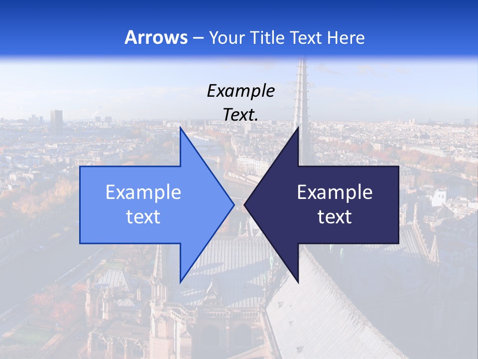 Seine Toits Eglise PowerPoint Template