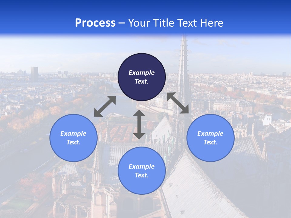 Seine Toits Eglise PowerPoint Template