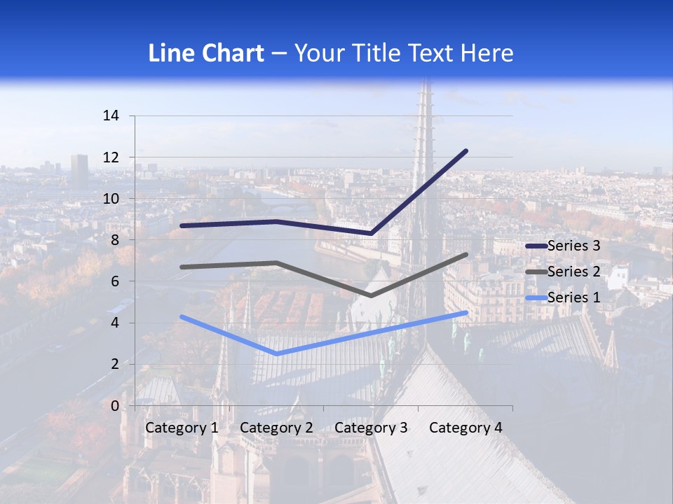 Seine Toits Eglise PowerPoint Template