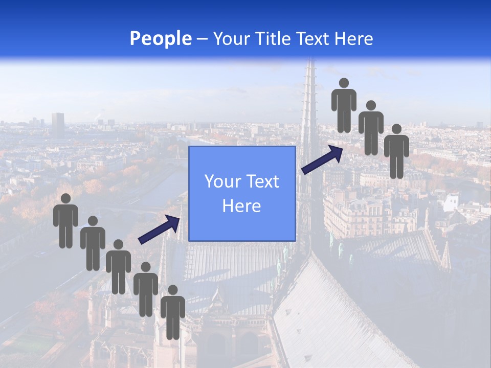 Seine Toits Eglise PowerPoint Template