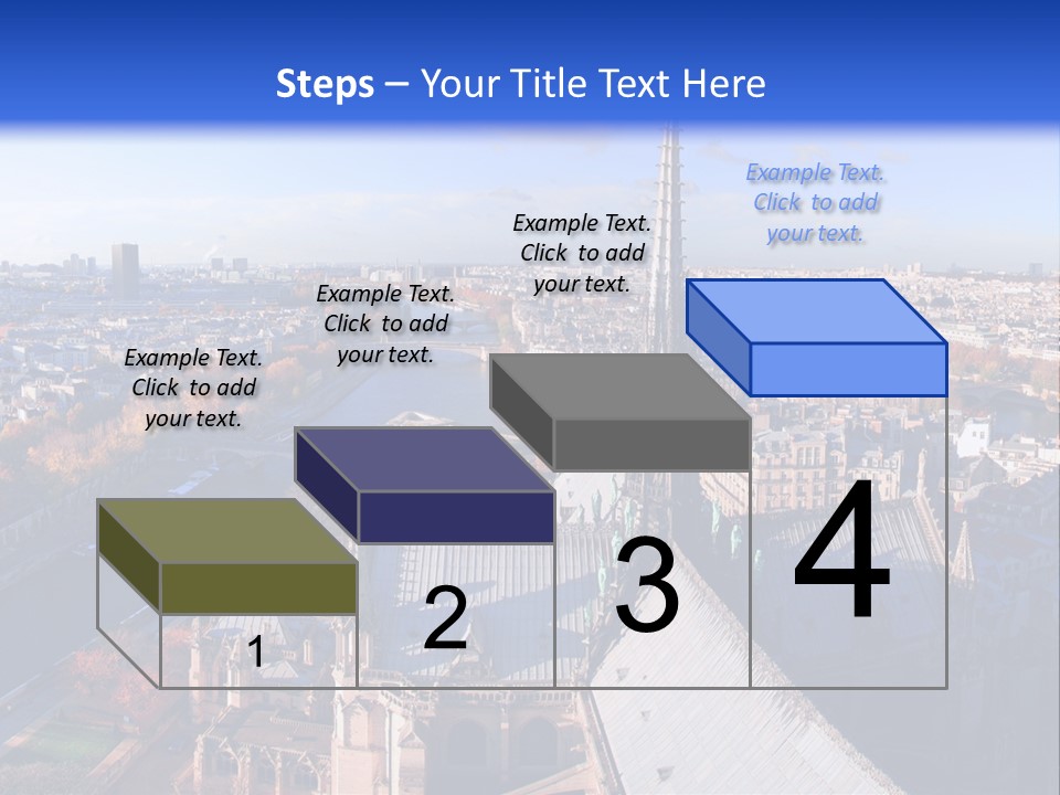 Seine Toits Eglise PowerPoint Template