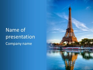 Bateau France Tourisme PowerPoint Template