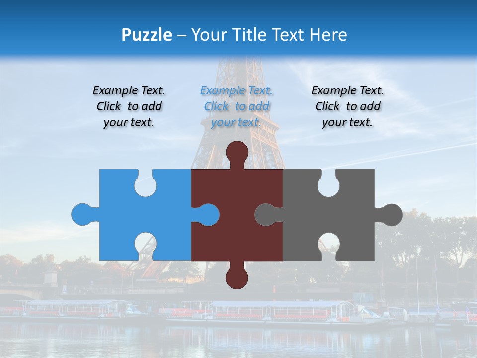 Bateau France Tourisme PowerPoint Template