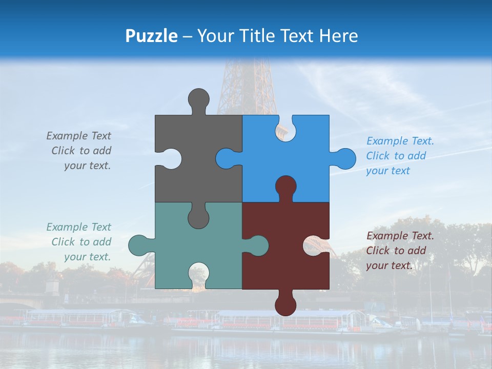 Bateau France Tourisme PowerPoint Template