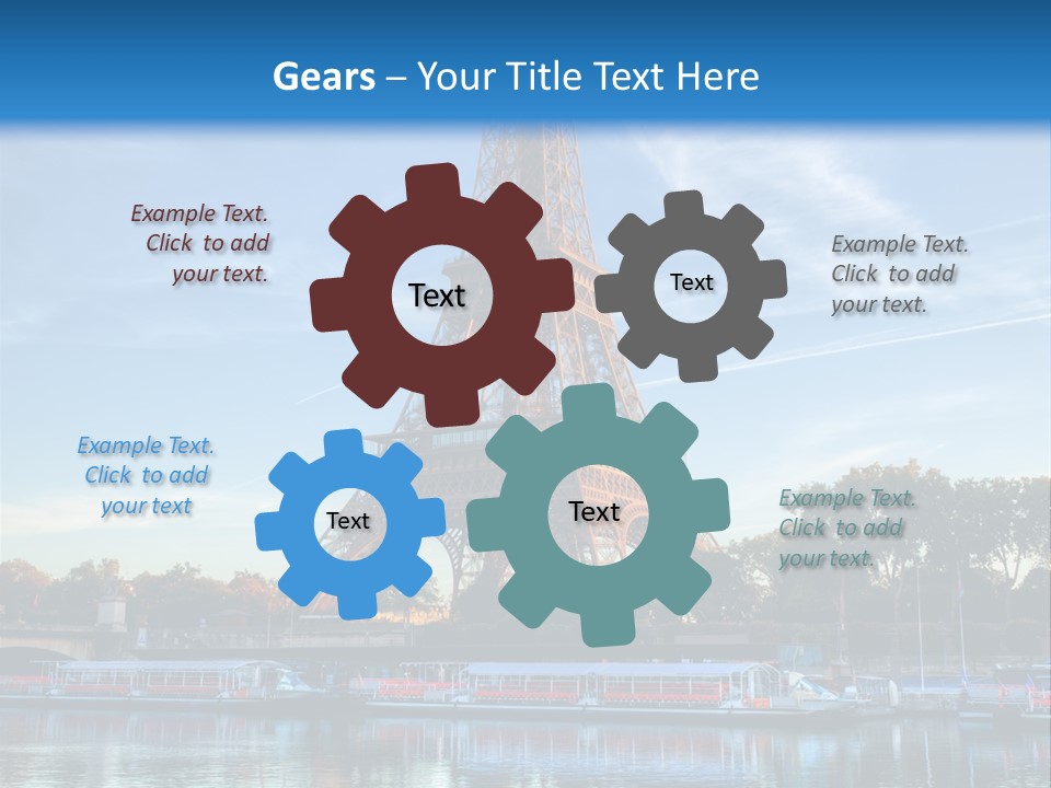 Bateau France Tourisme PowerPoint Template