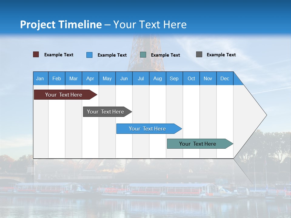 Bateau France Tourisme PowerPoint Template