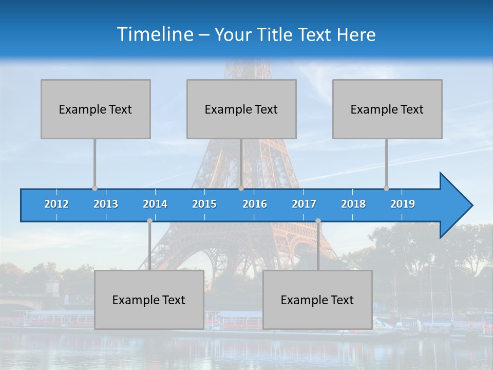 Bateau France Tourisme PowerPoint Template