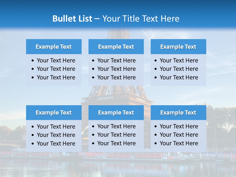 Bateau France Tourisme PowerPoint Template