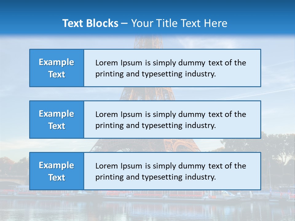 Bateau France Tourisme PowerPoint Template
