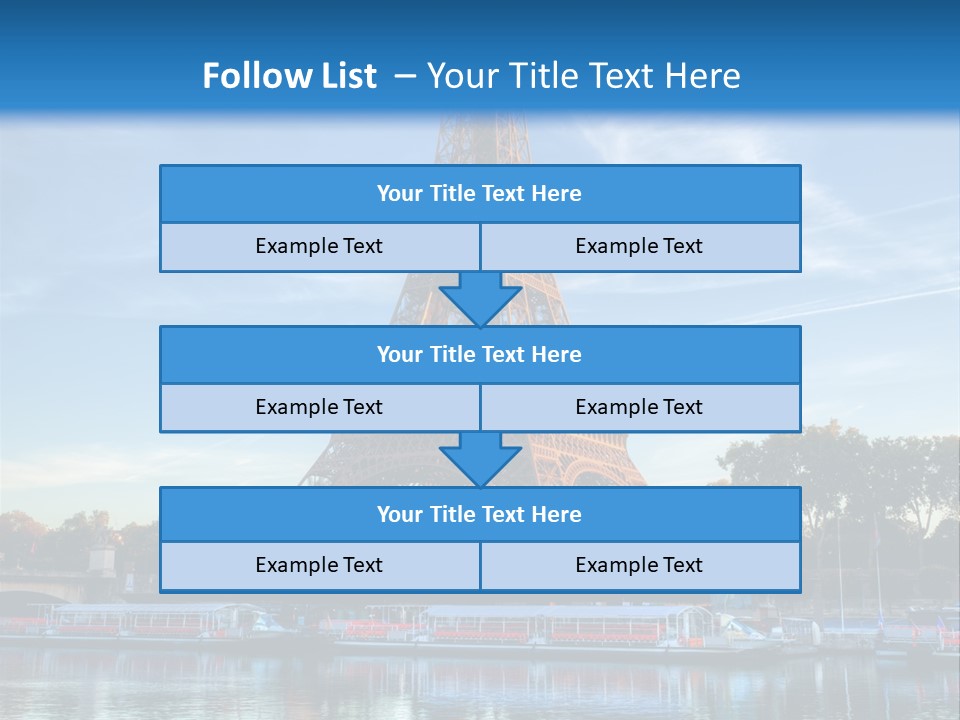 Bateau France Tourisme PowerPoint Template